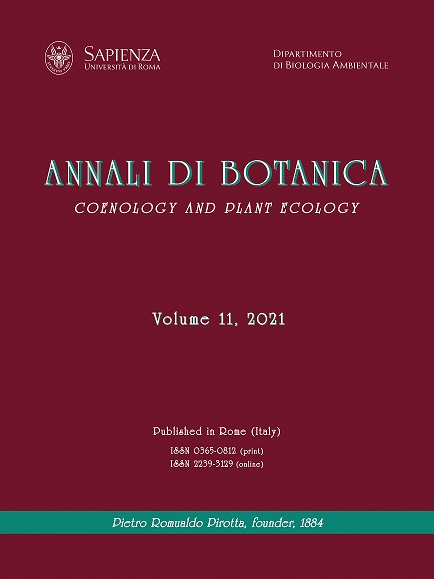 Annali di botanica - home page