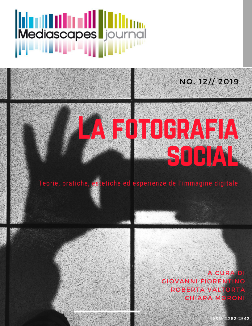 					Visualizza N. 12 (2019): La fotografia social. Teorie, pratiche, estetiche ed esperienze dell'immagine digitale
				