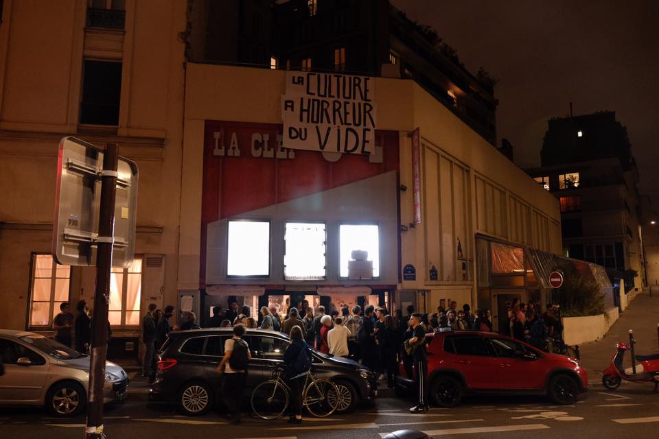 Photos of the historic La Clef Cinema venue