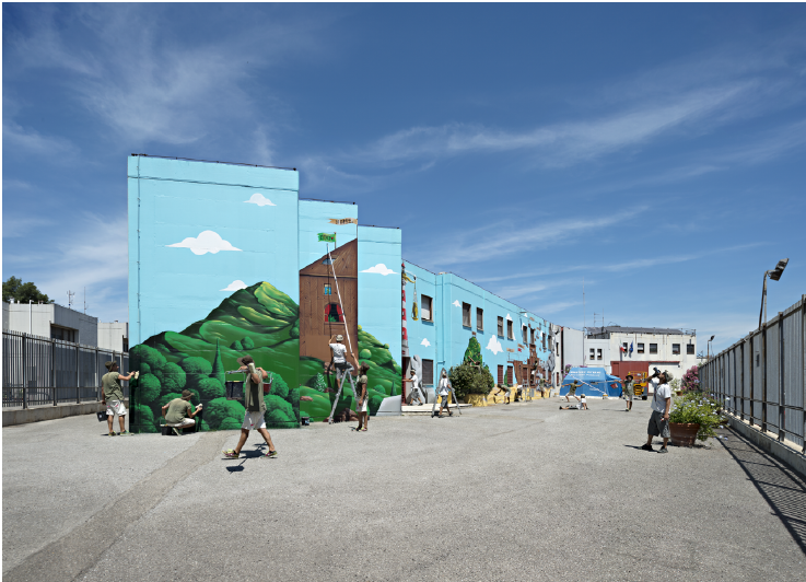 La Scritta che Buca / The Writing That Pierces: I CARE trigger project. © David Virdis