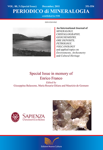 					View Vol. 80 No. 3 (2011): Special Issue in memory of Prof. Enrico FRANCO
				