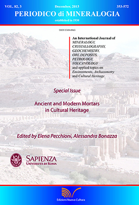 					View Vol. 82 No. 3 (2013): (Special issue) Ancient and Modern Mortars in Cultural Heritage
				