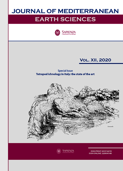 					View Vol. 12 (2020): Special volume-Tetrapod ichnology in Italy: the state of the art
				